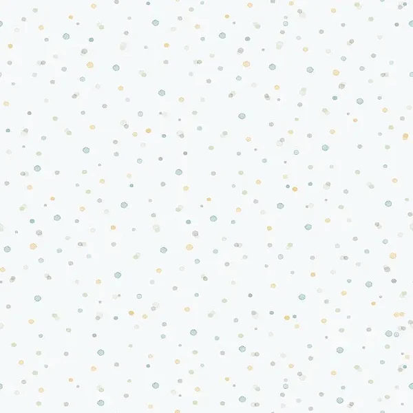 Papel de Parede Bolinhas Azul - Enz