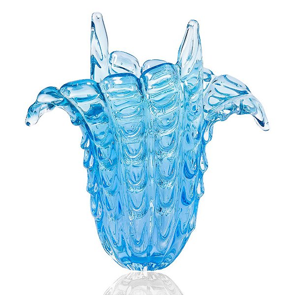 Vaso de Decoração em Murano - Aquamarine - Trevi - P
