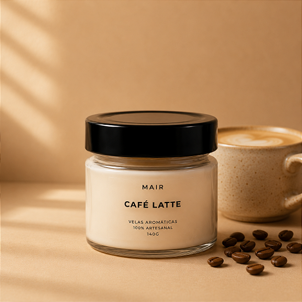 Vela Aromática Café Latte CLASSIC - Café e Baunilha