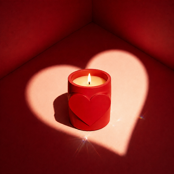Vela Aromática Cherry Love - Cereja e Avelã