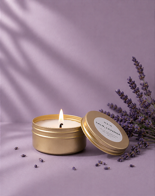 Vela Calm, Lavanda TRAVEL - Lavanda e Baunilha