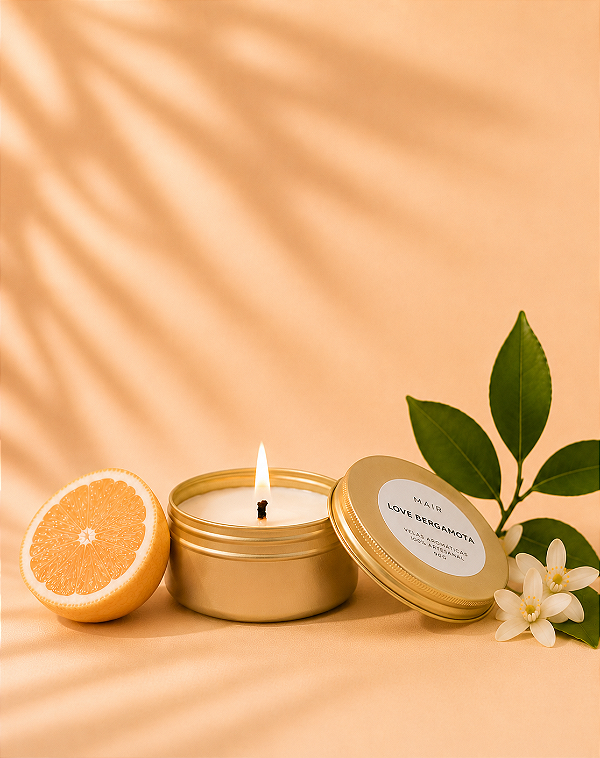 Vela Love Bergamota TRAVEL - Mexerica e Neroli