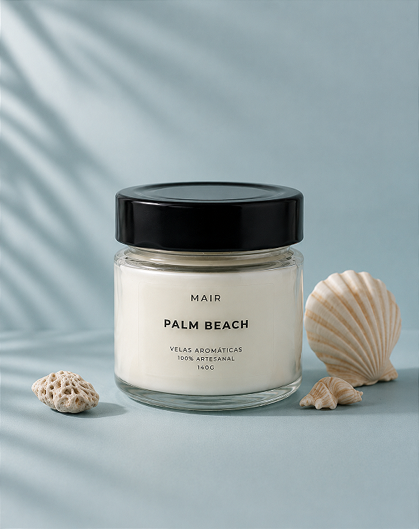 Vela Palm Beach CLASSIC - Sal Marinho e Gerânio