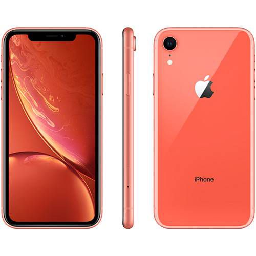 iPhone Xr 128GB Coral IOS12 4G + Wi-fi Câmera 12MP - Apple