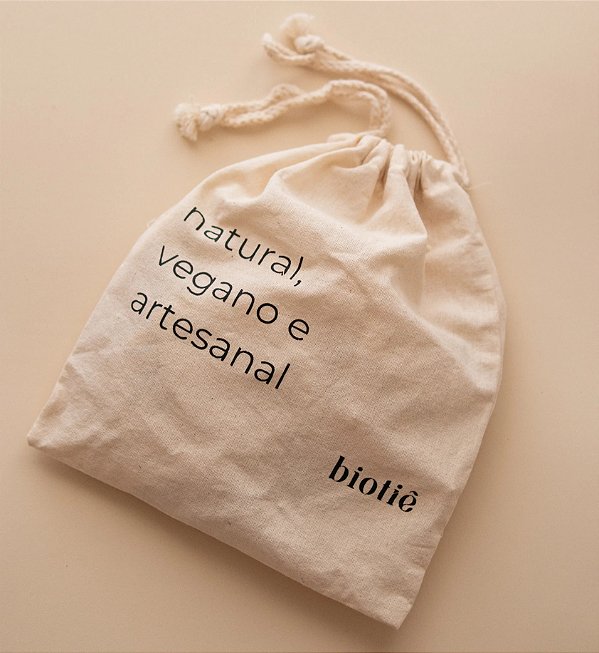 ecobag de algodão cru e natural | biotiê