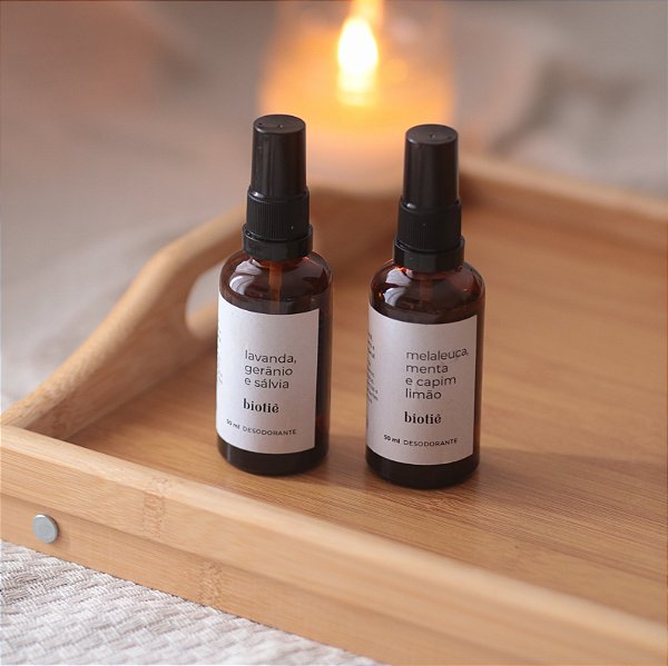 Kit duo desodorantes naturais em spray