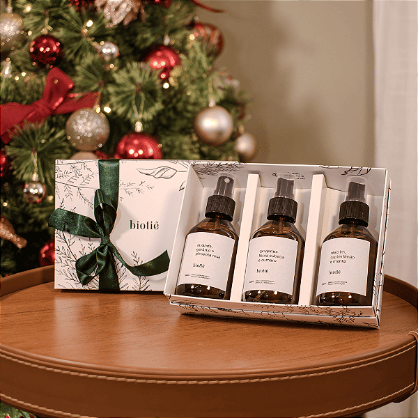 Kit trio sprays aromaterapia | calma, energia e foco