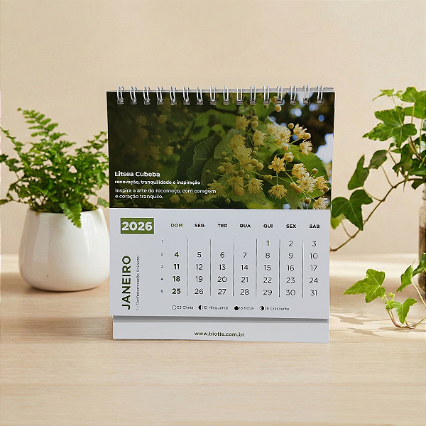 calendário aromaterapia | biotiê