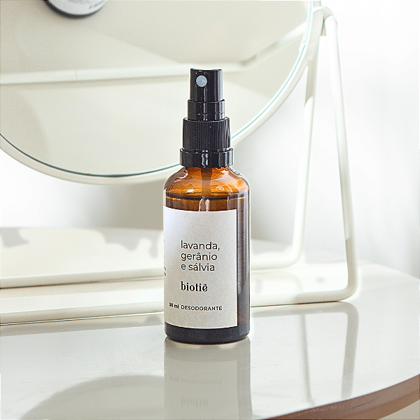 SALDÃO desodorante natural em spray | lavanda, gerânio e salvia (50 ml)