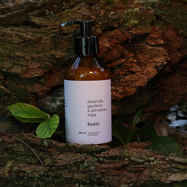 hidratante natural | lavanda, gerânio e pimenta rosa (200 ml)