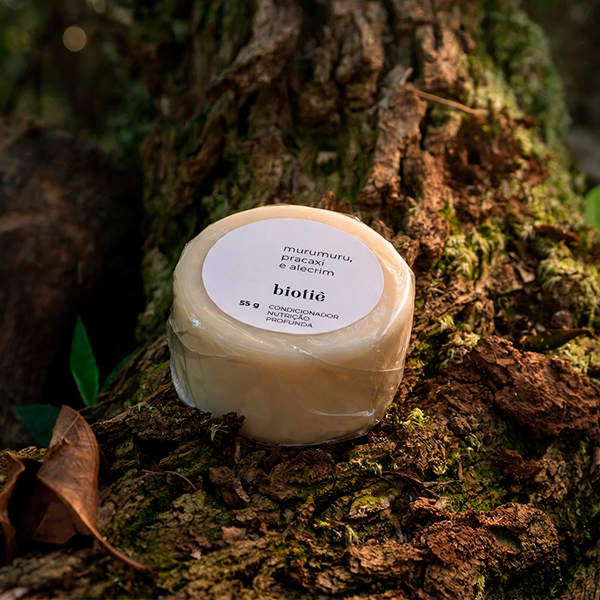 condicionador em barra natural | nutrição profunda | murumuru, pracaxi e alecrim (55 g)