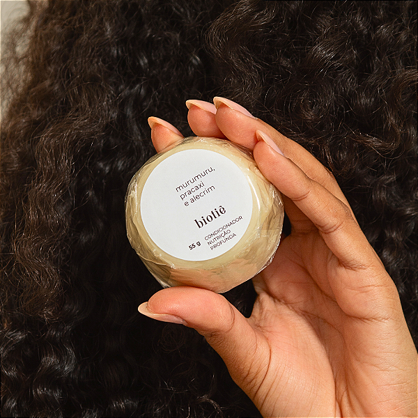 condicionador em barra natural | nutrição profunda | murumuru, pracaxi e alecrim (55 g)