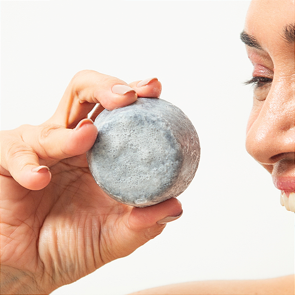 sabonete facial natural | carvão ativado, melaleuca e menta (60 g)