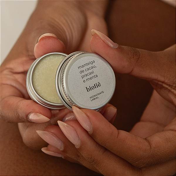 hidratante labial natural | manteiga de cacau, pracaxi e menta (7,5 g)