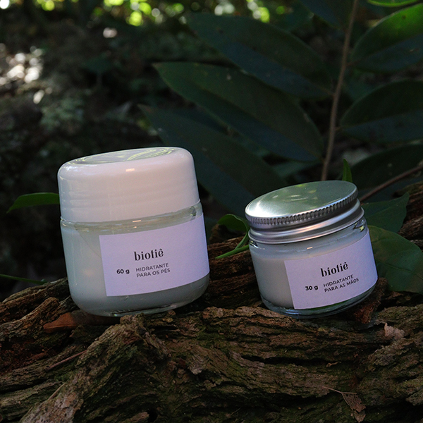 kit cuidados mãos e pés | hidratante pés (60g) e hidratante mãos (30g)