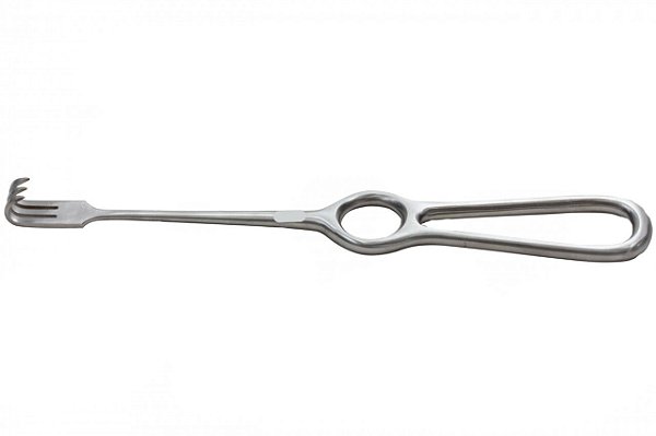Afastador Volkmann 3 garras rombas - 22cm