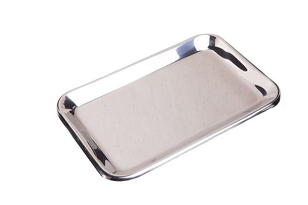 Bandeja de Inox 25 x 16 x 03cm