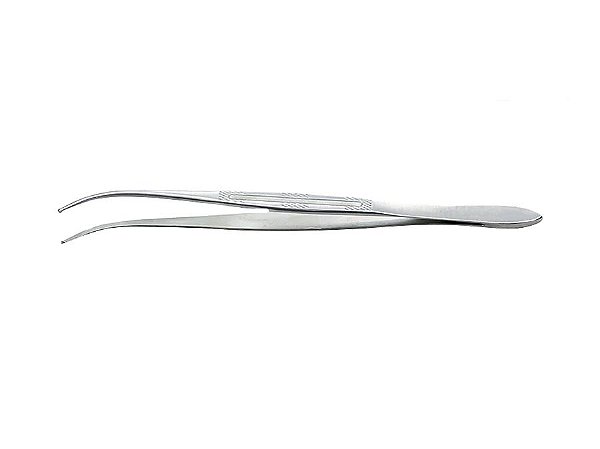Pinça Cushing com dente curva 18cm
