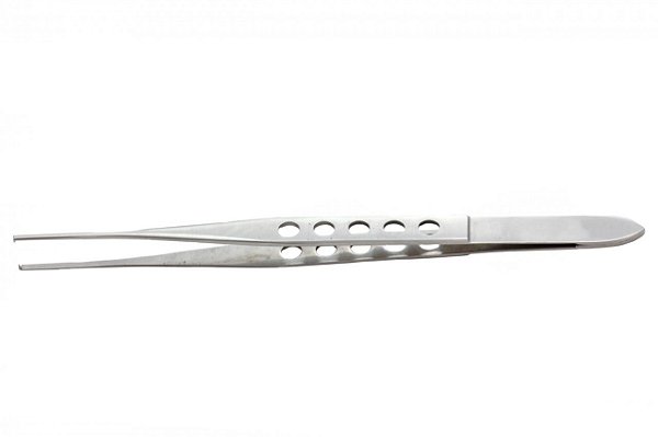 Pinça Cushing com dente reta 18cm