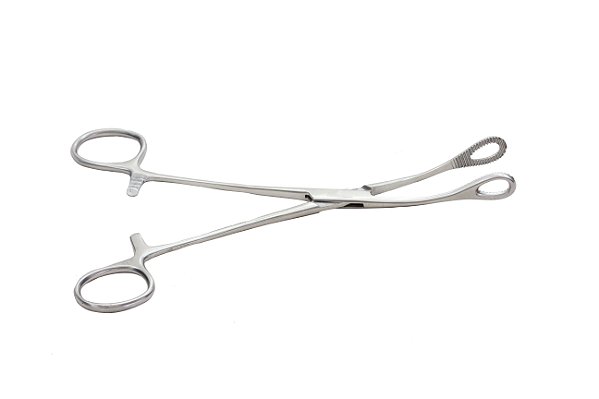 Pinça Foerster curva 24cm serrilhada
