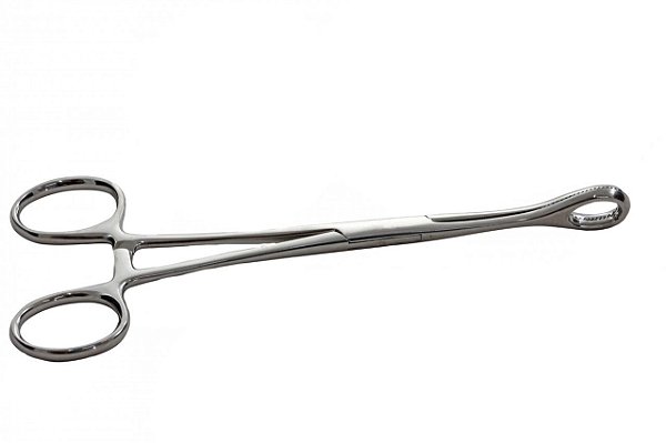 Pinça Foerster reta 20cm serrilhada