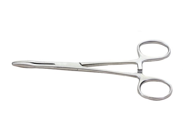 Pinça Pean 14cm (cabeça de cobra)
