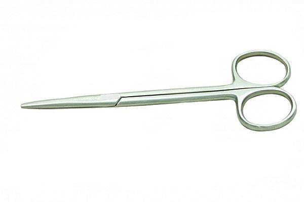 Tesoura Metzembaum 12cm reta
