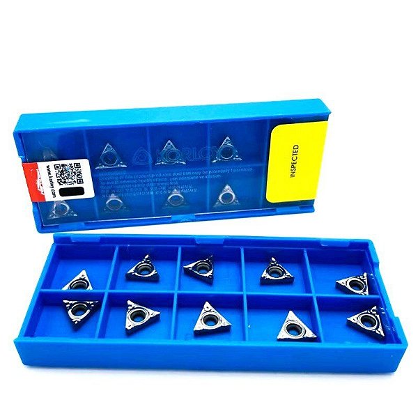 Pastilha TCGT11 0204-AK H01 indicado para torneamento de alumínio, latão, bronze, cobre