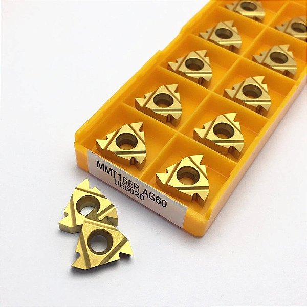 Inserto para fazer rosca externa Mmt16er Ag60 Ue6020