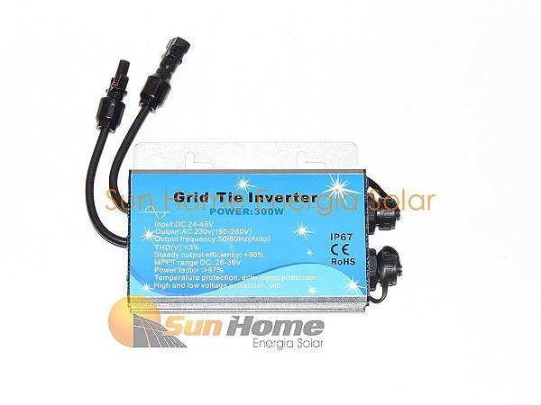 Inversor ONGRID IP67-300W 220V