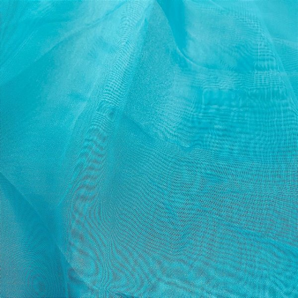 Tecido Voil Liso 3,00x1,00m Azul Tiffany