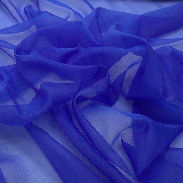 Tecido Voil Liso Azul Royal 3,00x1,00m
