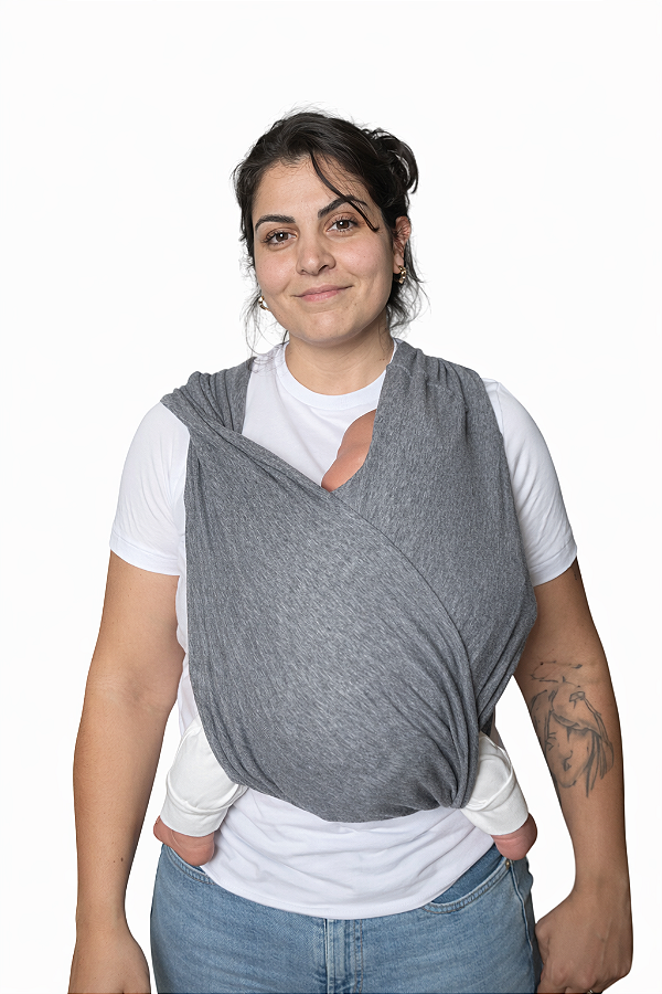 Sling Sem Amarração Malha Mescla Escuro | Flowinself®