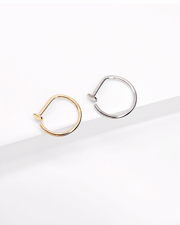 Piercing G-ring - Ouro 14k