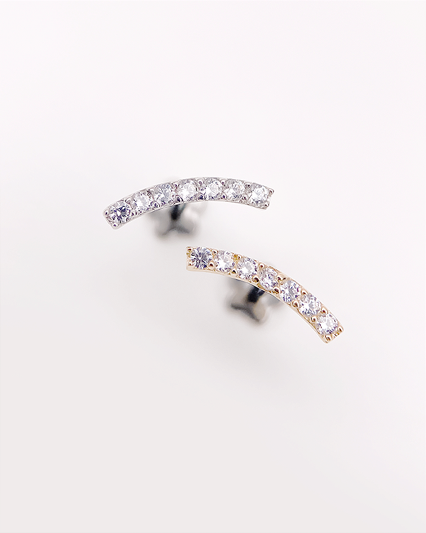 Piercing Labret Riviera - Ouro 14k