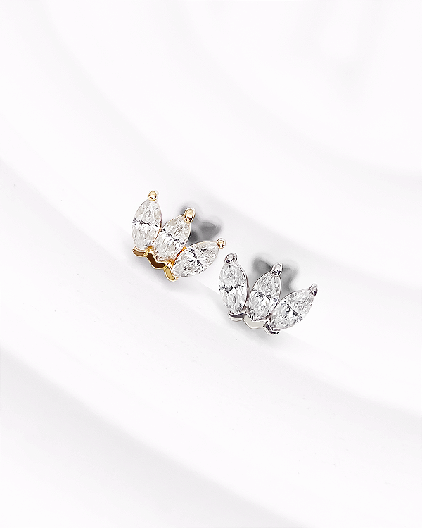 Piercing Labret Blume - Ouro 14k