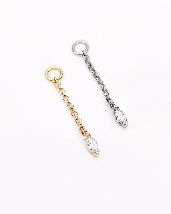 Charm Navet Pendente - Ouro 14k