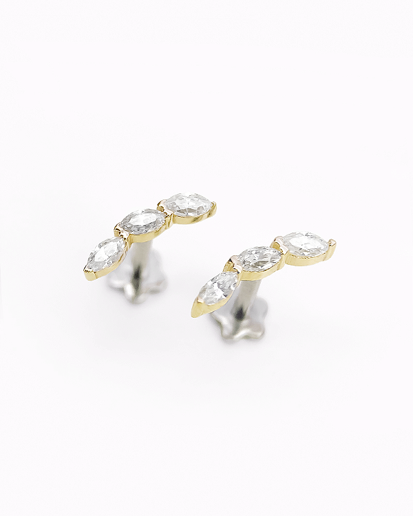 Piercing Labret Lumiere - Ouro 14k