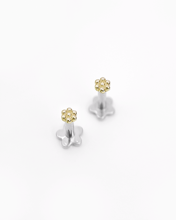 Piercing Labret Petite - Ouro 14k