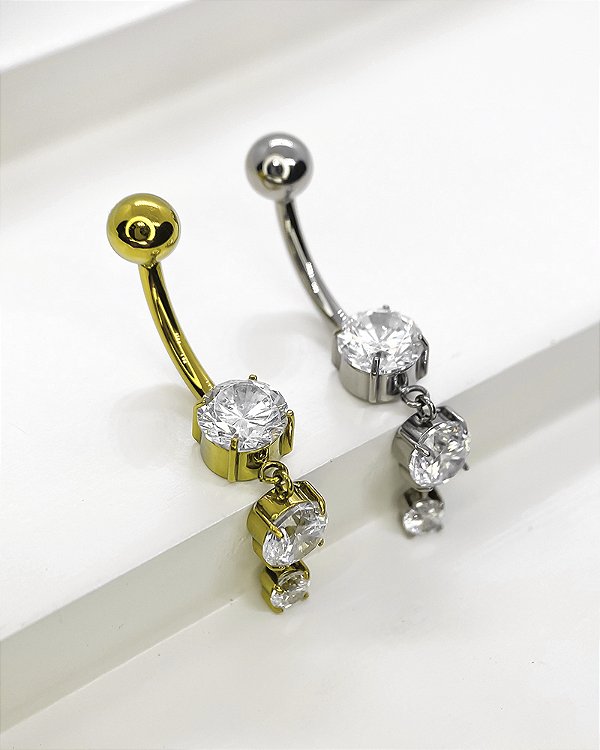 Piercing Bananabell com Pingente – Titânio