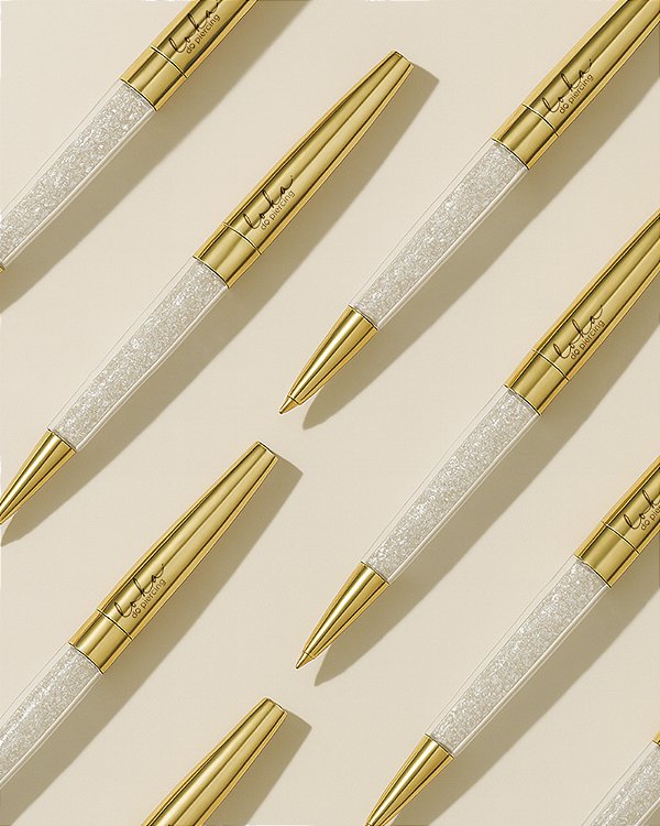 Caneta com Zircônias - Loka do Piercing