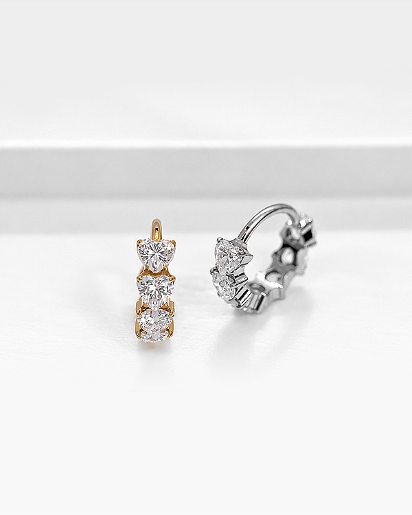 Piercing Argola Max Coração - Titânio