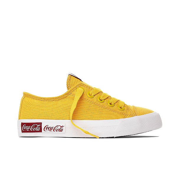 tenis coca cola amarelo