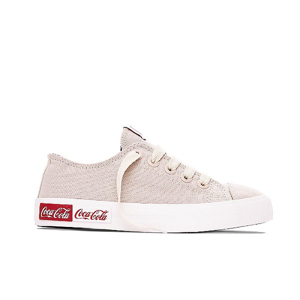 tenis bege coca cola