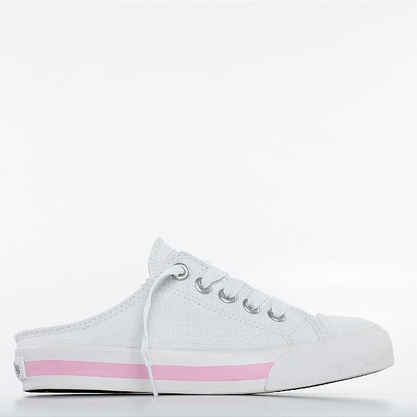 Tênis Capricho Mule Canvas - Branco | Ladylove Shoes - Ladylove Shoes -  Oficial