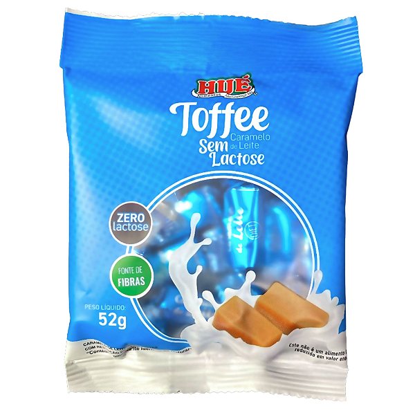 Bala De Caramelo De Leite Hué Sem Lactose 52g