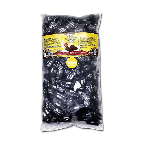 Bala Toffee Caramelo de Café Diet Hué (Sem Adição de Açúcares) Sem Glúten Pacote 1KG