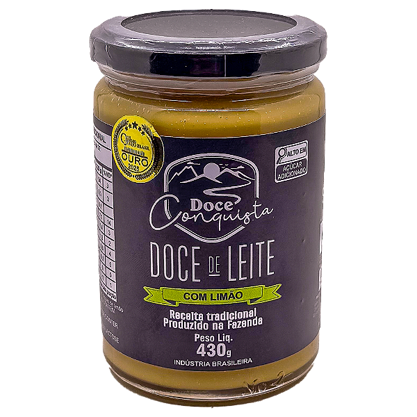 Doce de Leite com Limão Tradicional 430g - Doce Conquista