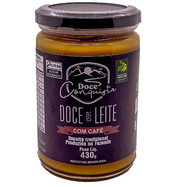 Doce de Leite com Café Tradicional 430g - Doce Conquista