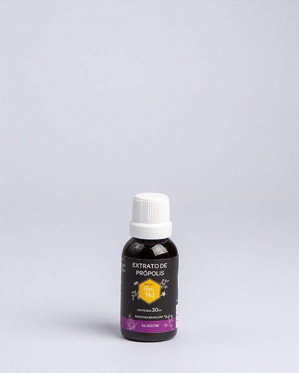 Extrato de Própolis 30 ml Gotejador Sem Glúten Apiário Flor de Mel